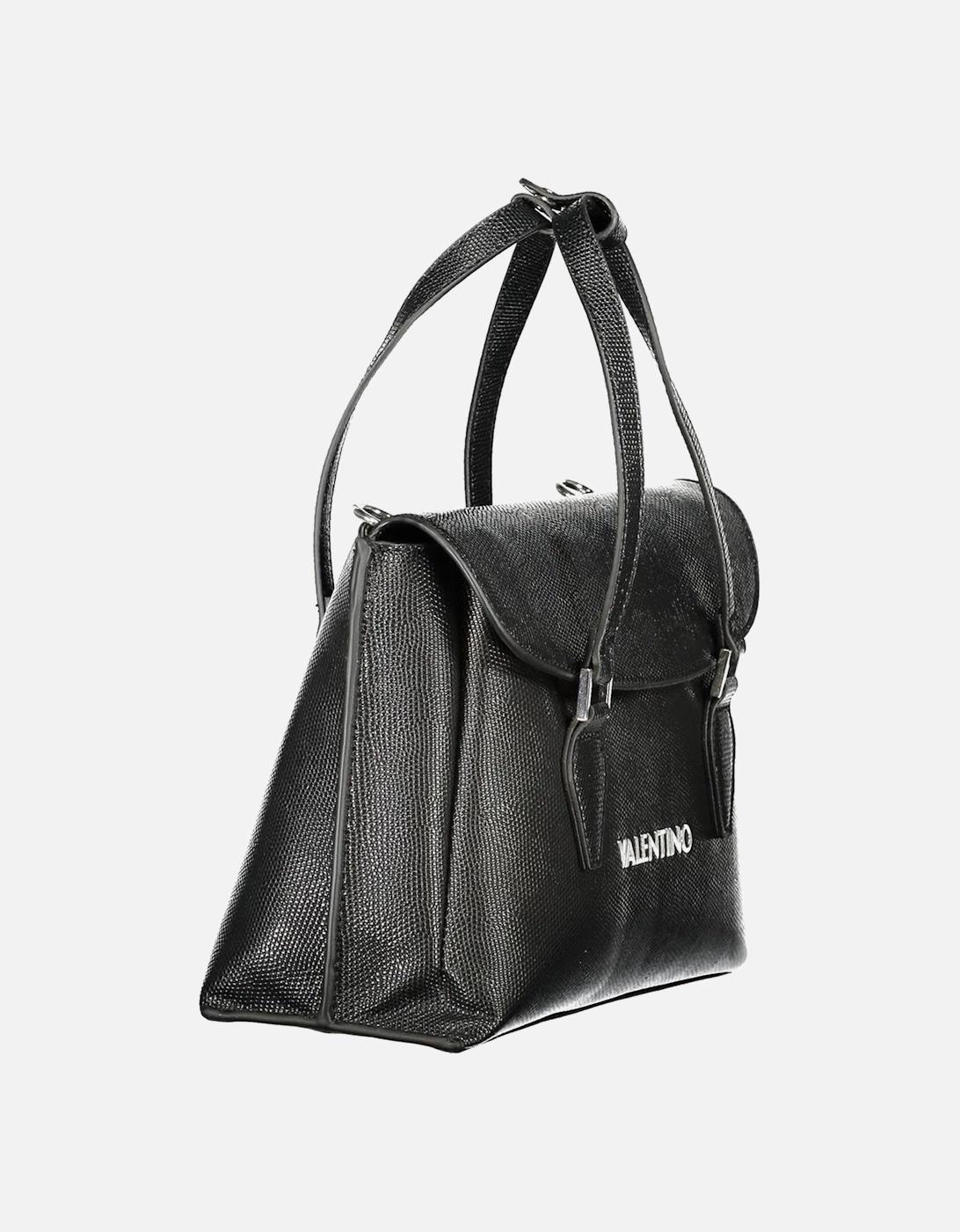 Black Polyethylene Handbag Women