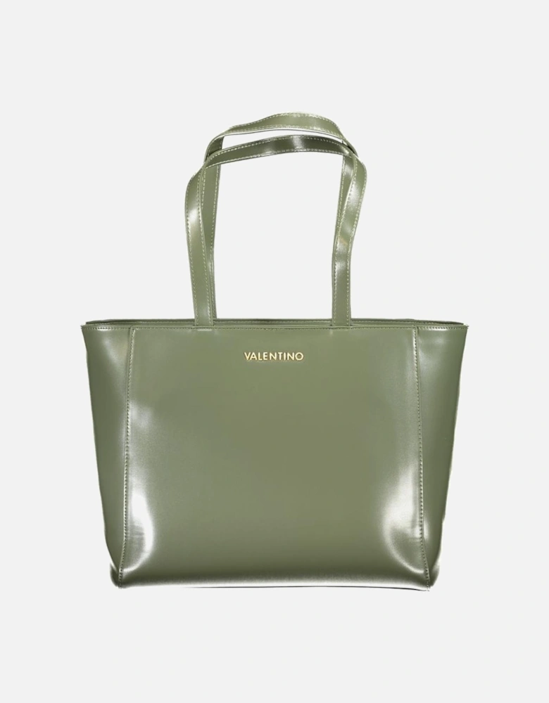 Green Polyethylene Handbag Women