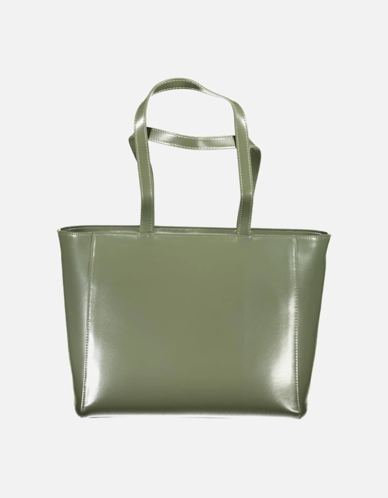 Green Polyethylene Handbag Women