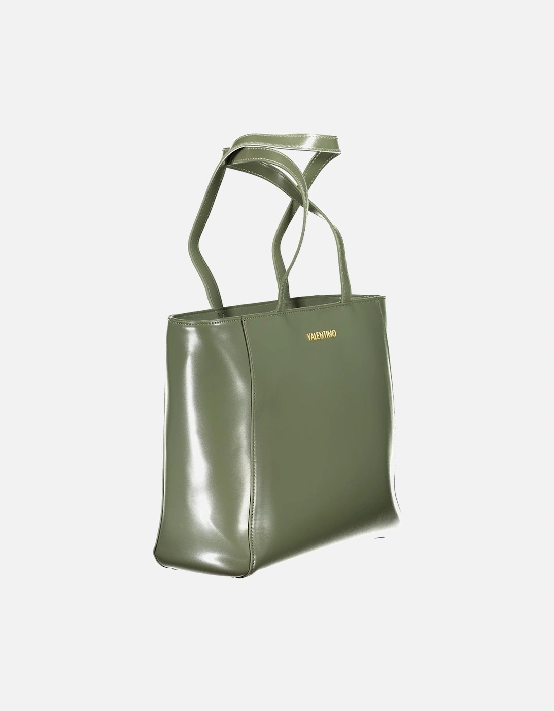 Green Polyethylene Handbag Women