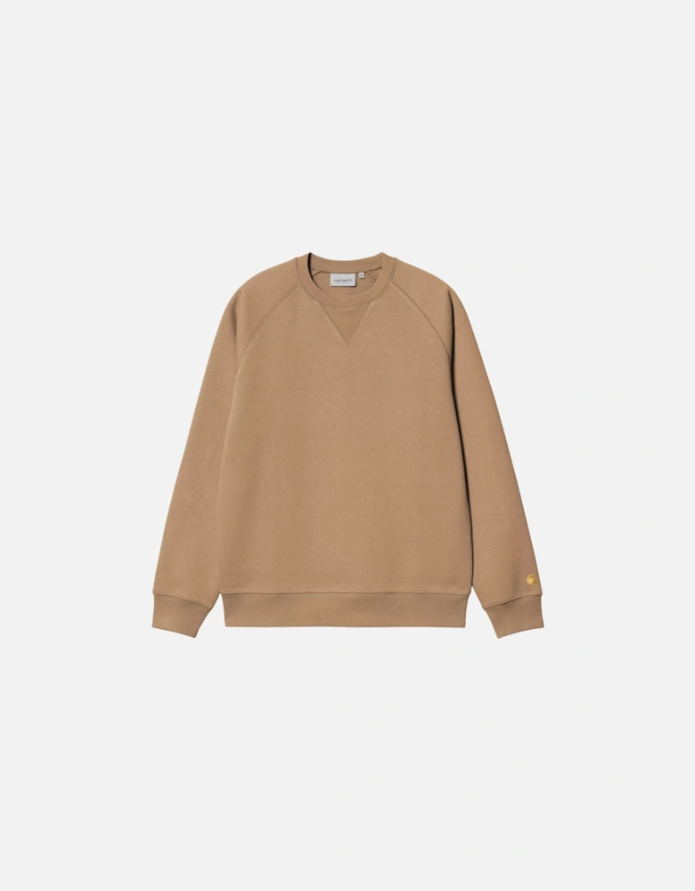 Chase Crew Sweatshirt - Dusty H Brown