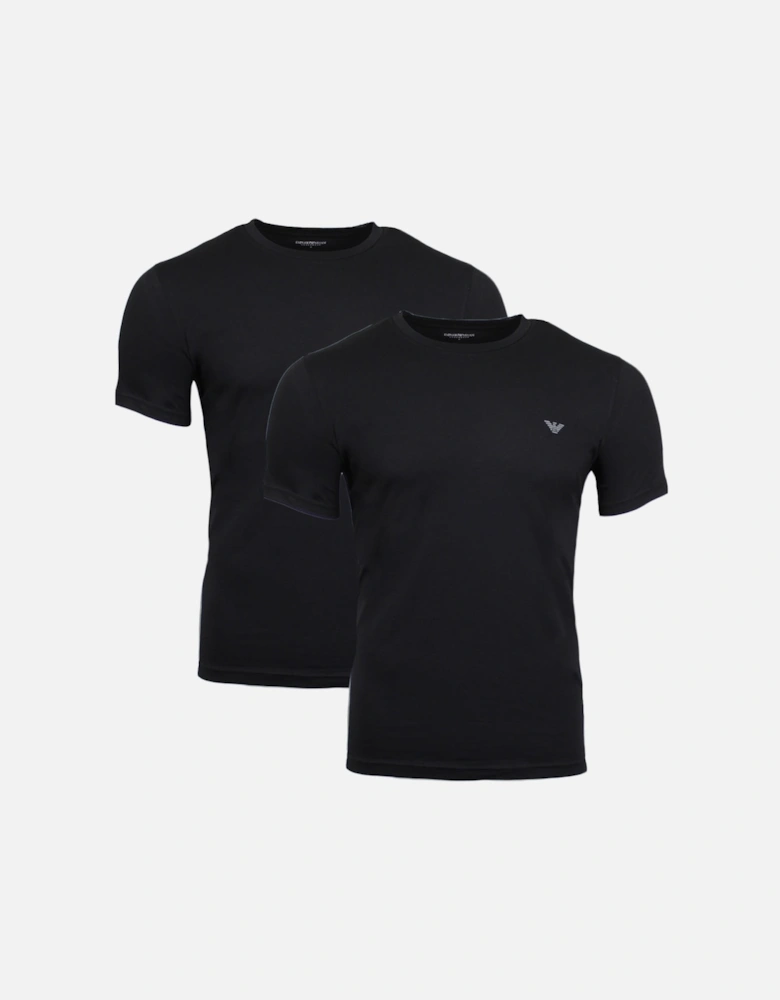 2-Pack Endurance Crew-Neck T-Shirts, Black