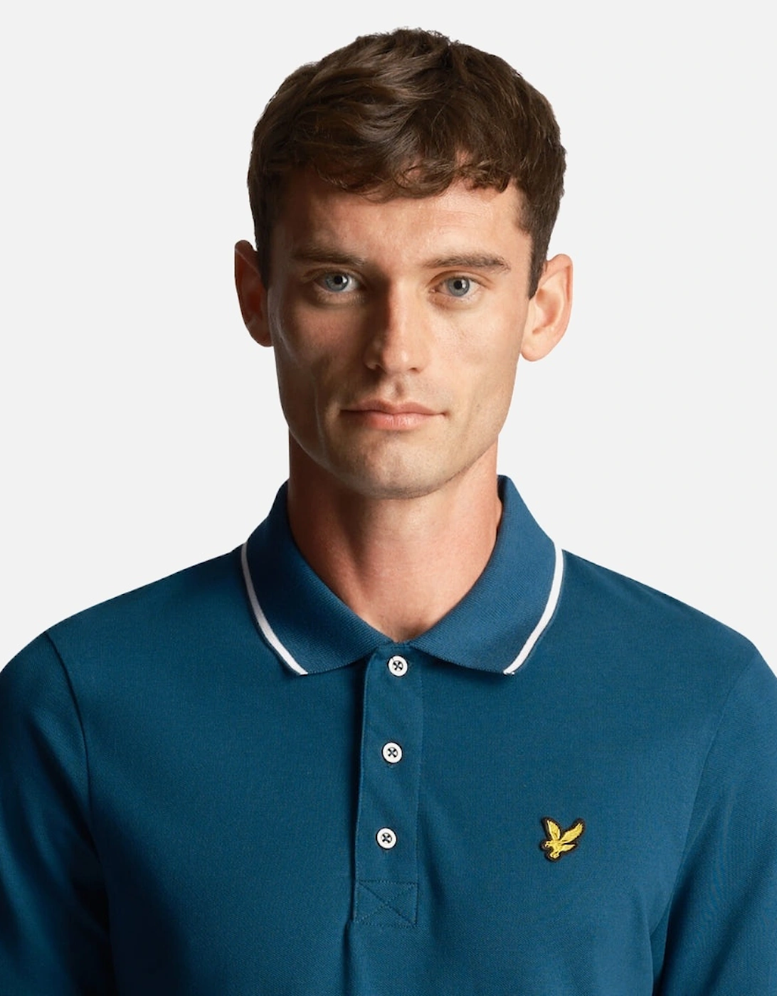 Lyle & Scott Tipped Apres Navy Polo Shirt