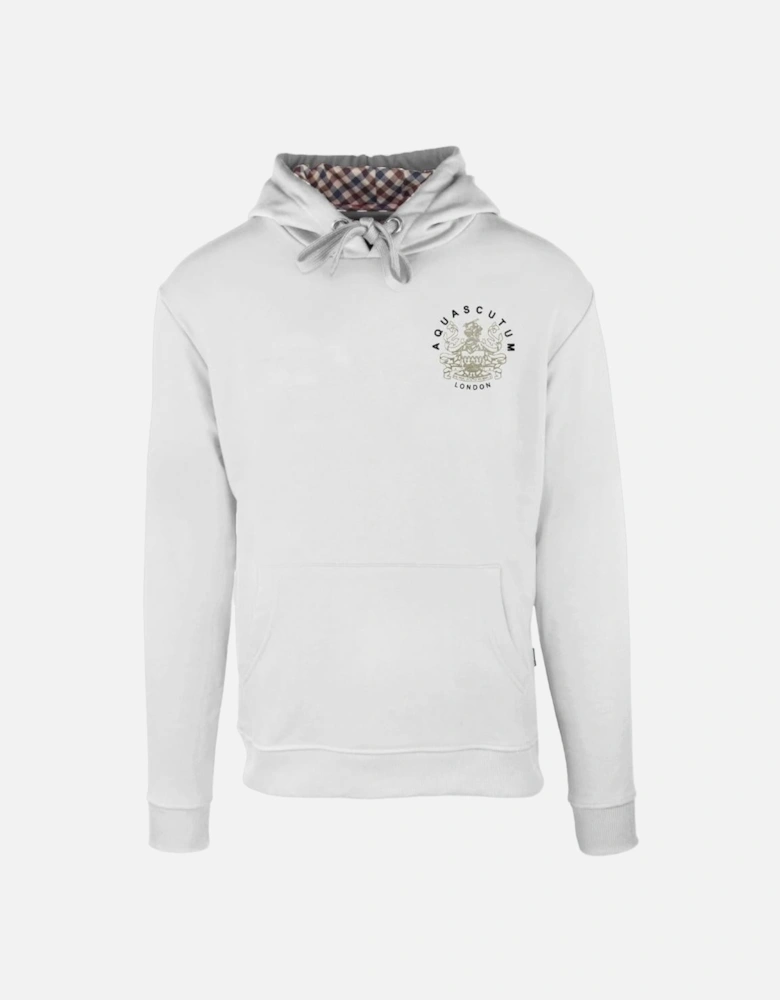 Aldis Emblem Logo White Hoodie