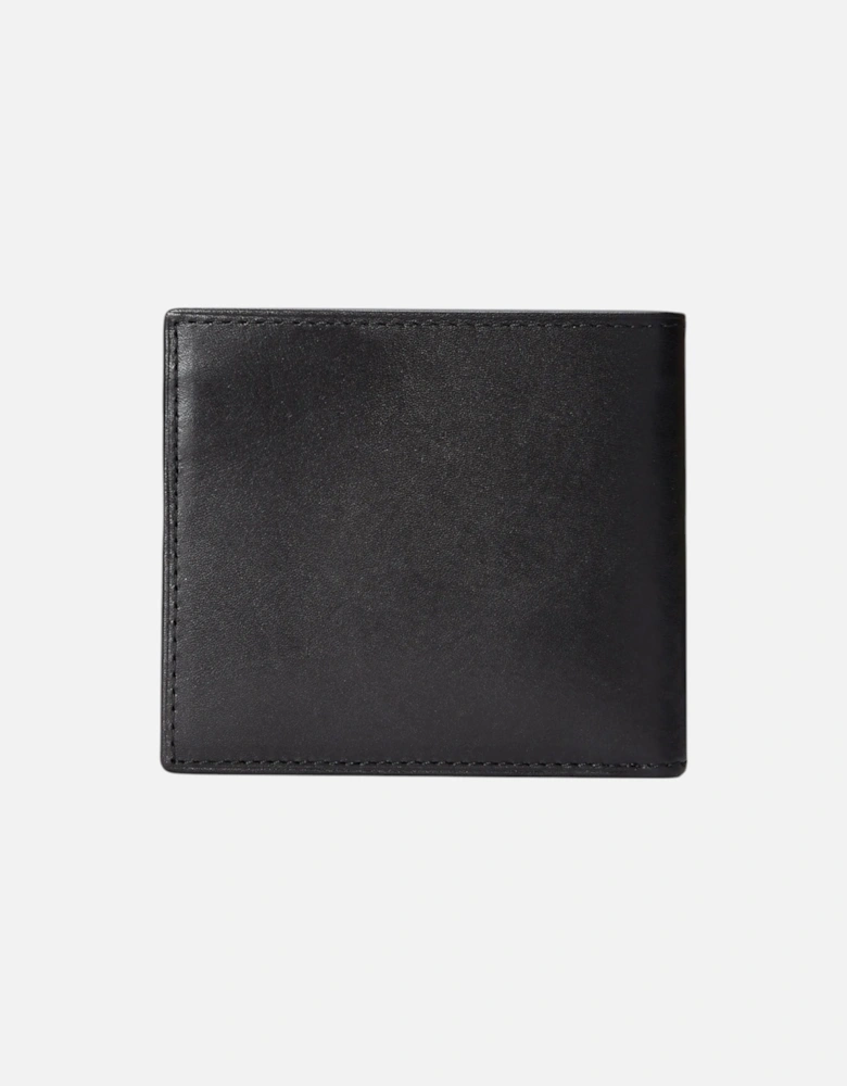 POLO Mens Wallets Genuine Leather Card Holder Bifold Gift Black New