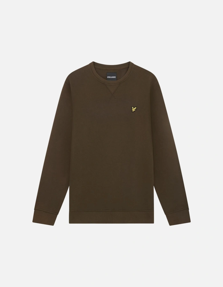 Lyle & Scott Branded Olive Green Pull-over Jumper