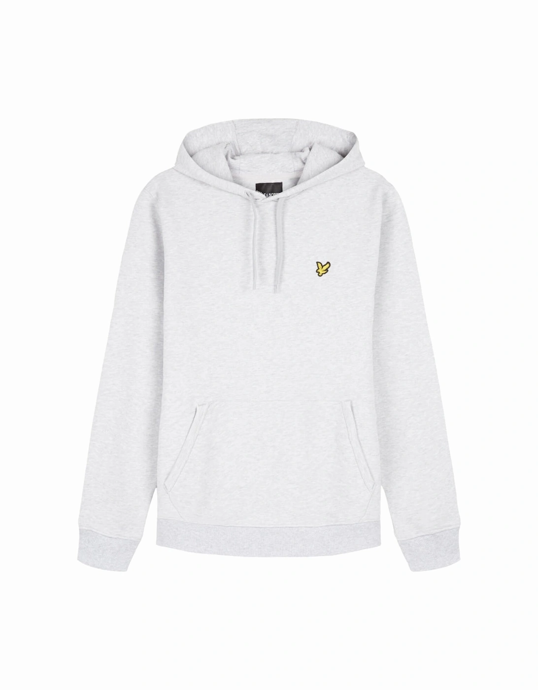 Lyle & Scott Branded Light Grey Marl Pull-over Hoodie, 2 of 1