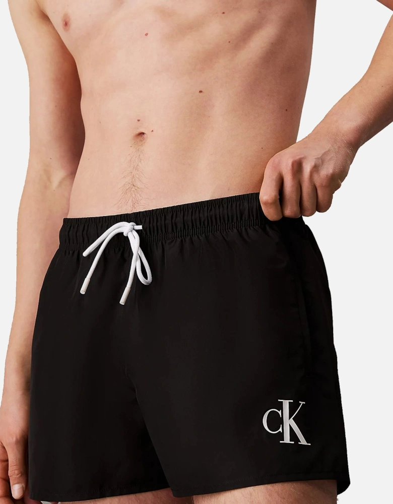 CK Monogram Swim Shorts Black