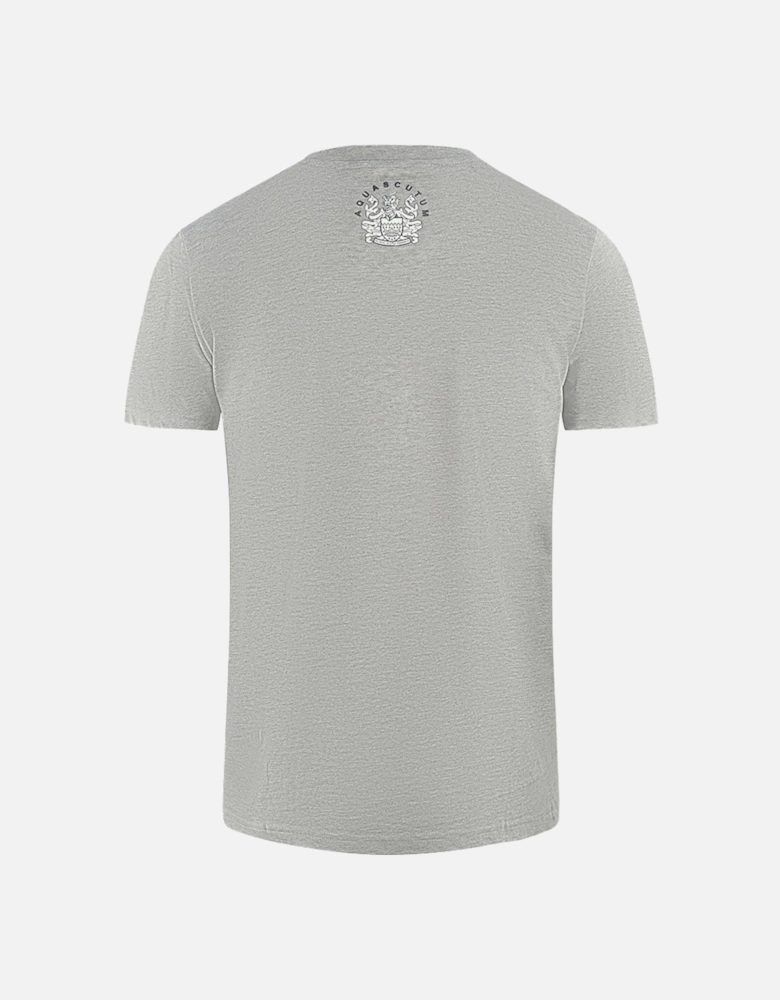 London Embroidered A Logo Grey T-Shirt