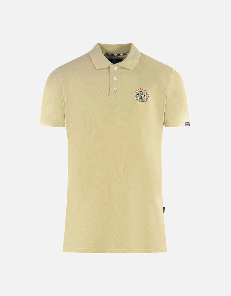 London Crest Beige Polo Shirt