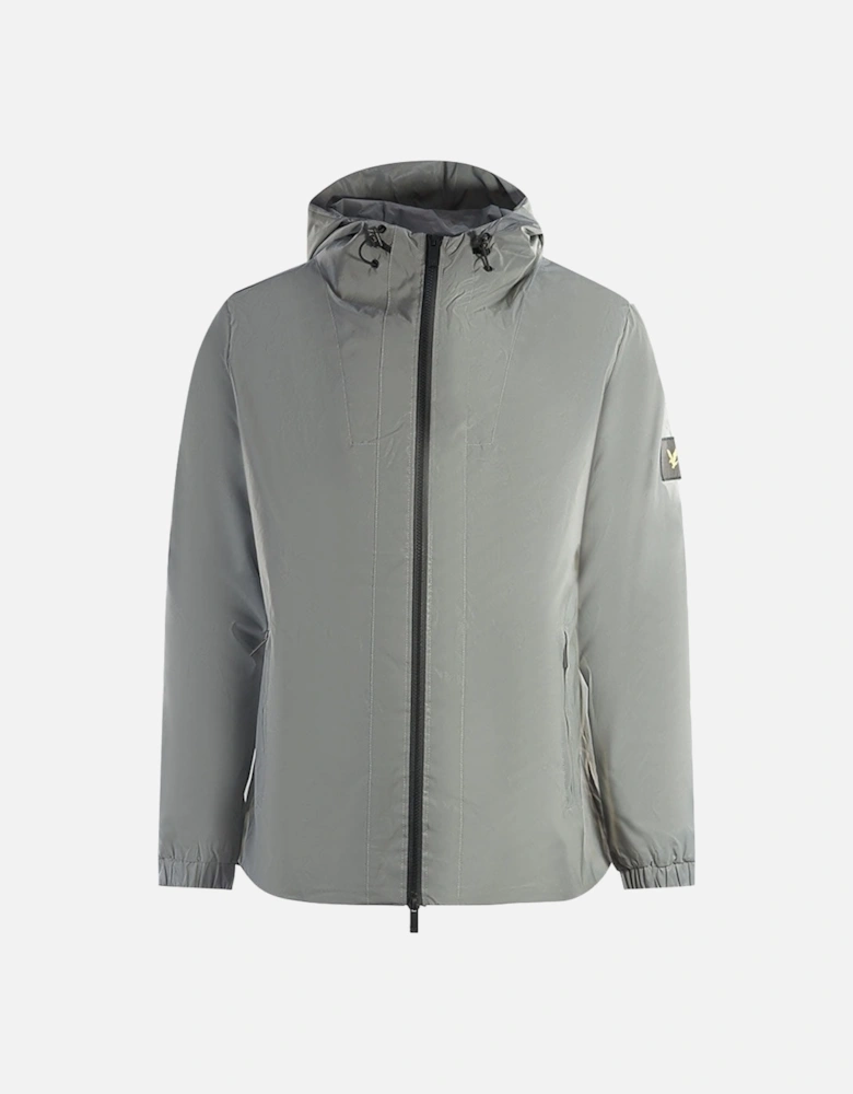 Lyle & Scott Lightweight Reflective Grey Hooded Jacket