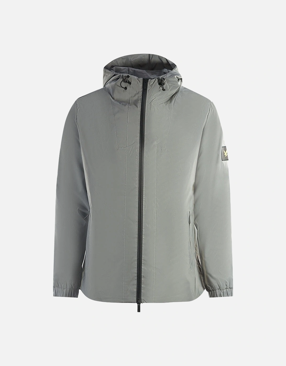 Lyle & Scott Lightweight Reflective Grey Hooded Jacket, 5 of 4