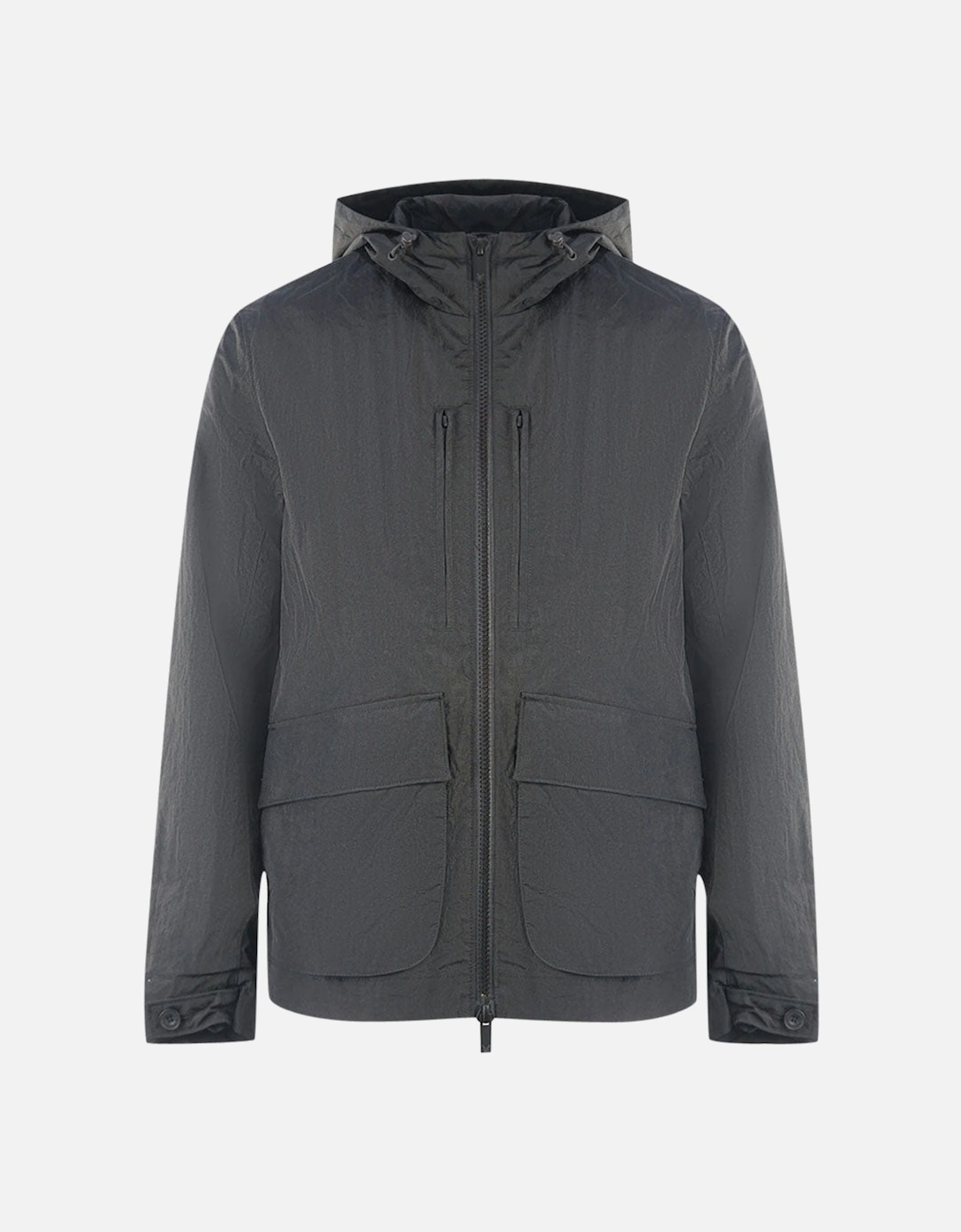 Lyle & Scott Plain Hooded Black Jacket, 5 of 4