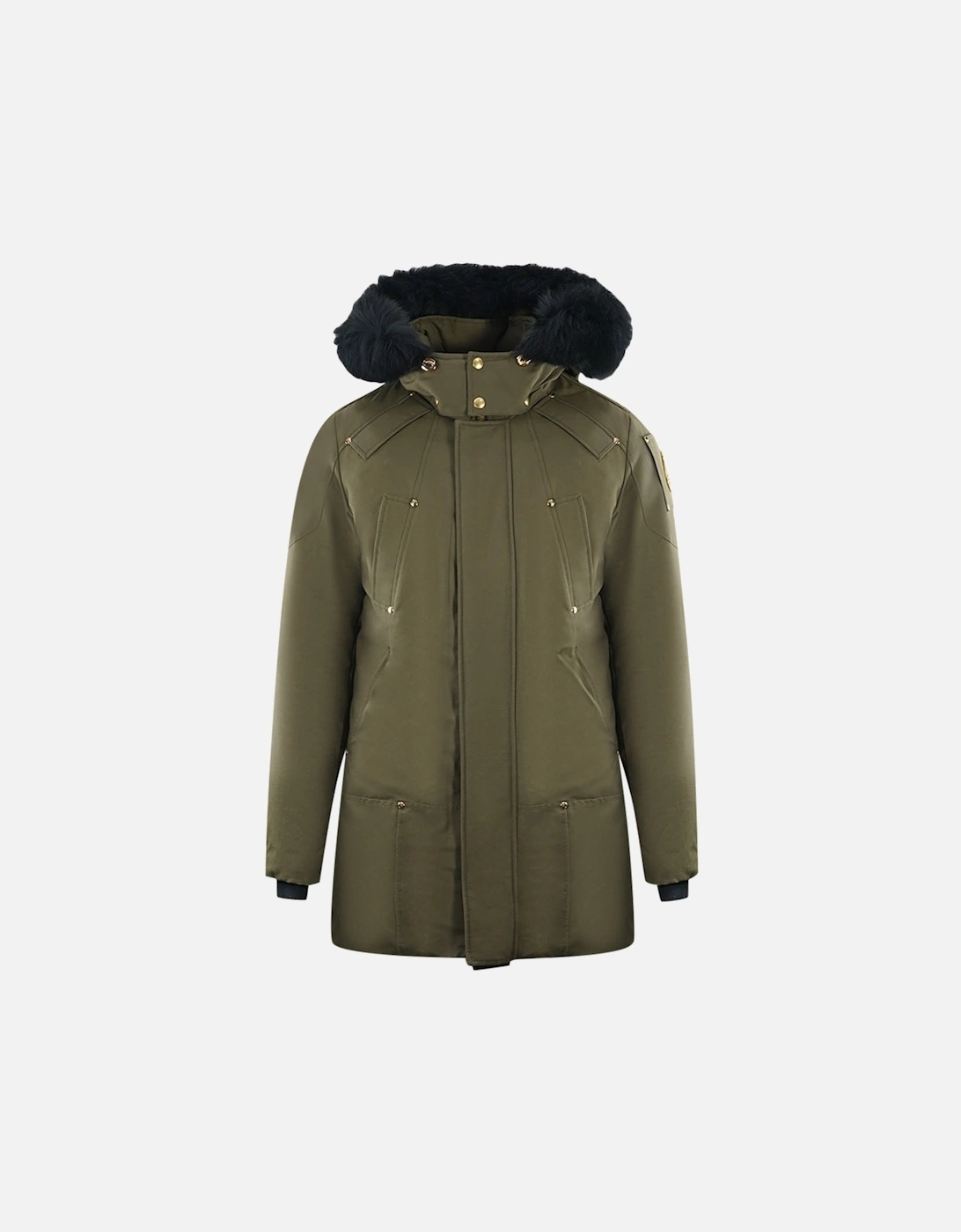 Stage Lake Black Trim Green Parka Down Jacket, 4 of 3