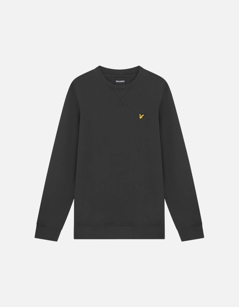 Lyle Scott Branded Gunmetal Pull Over Jumper