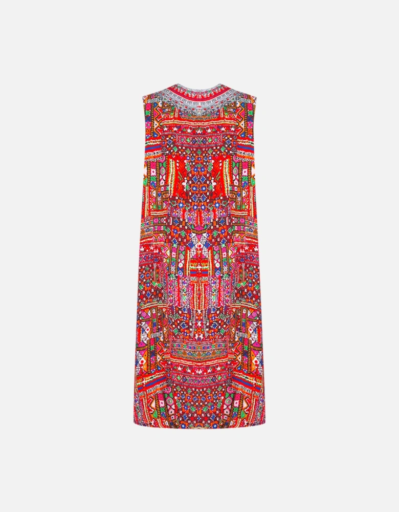 Banjara 12003 Print Multicoloured Reversable Long Shrug Cover Up