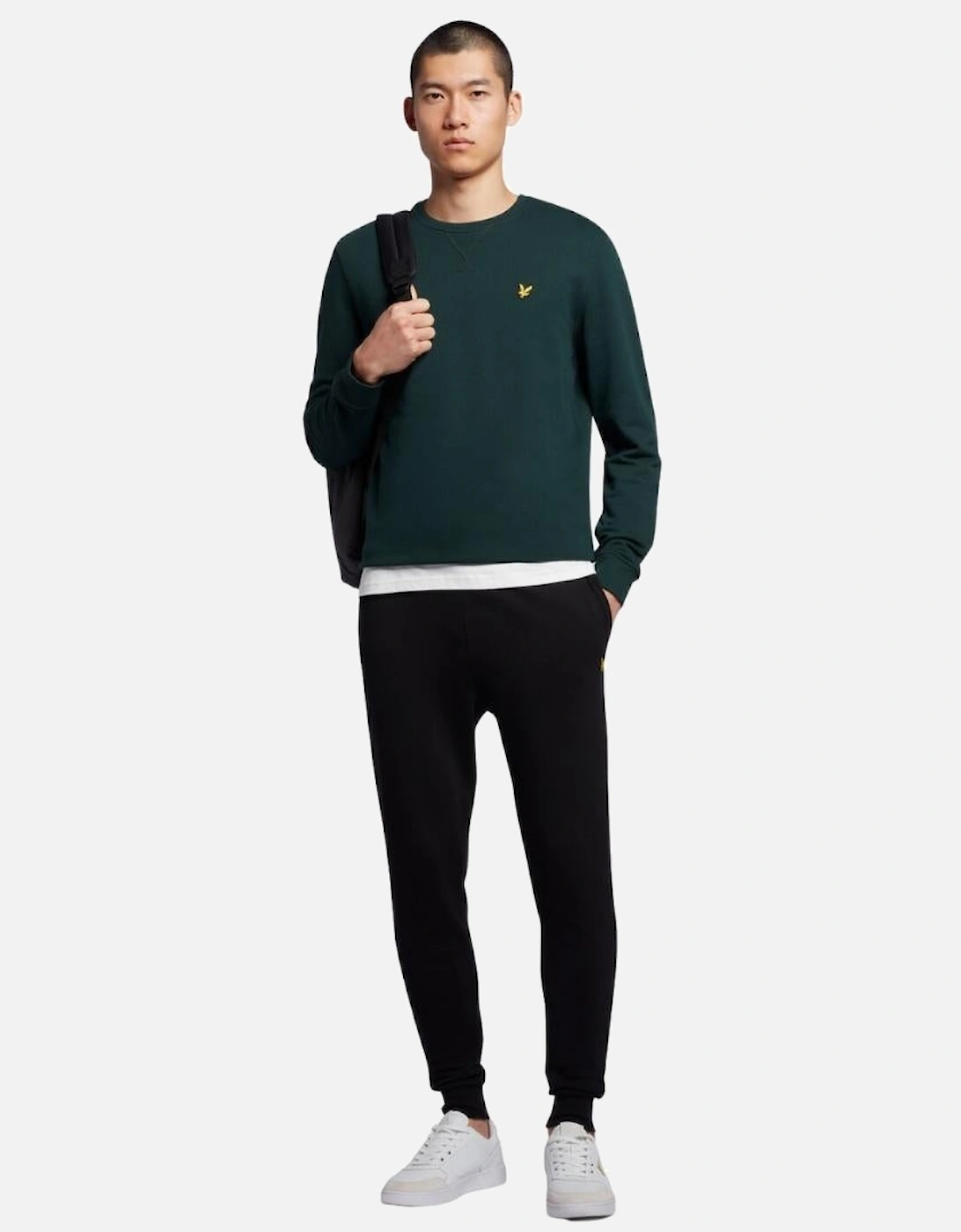 Lyle & Scott Branded Dark Green Pull-over Jumper