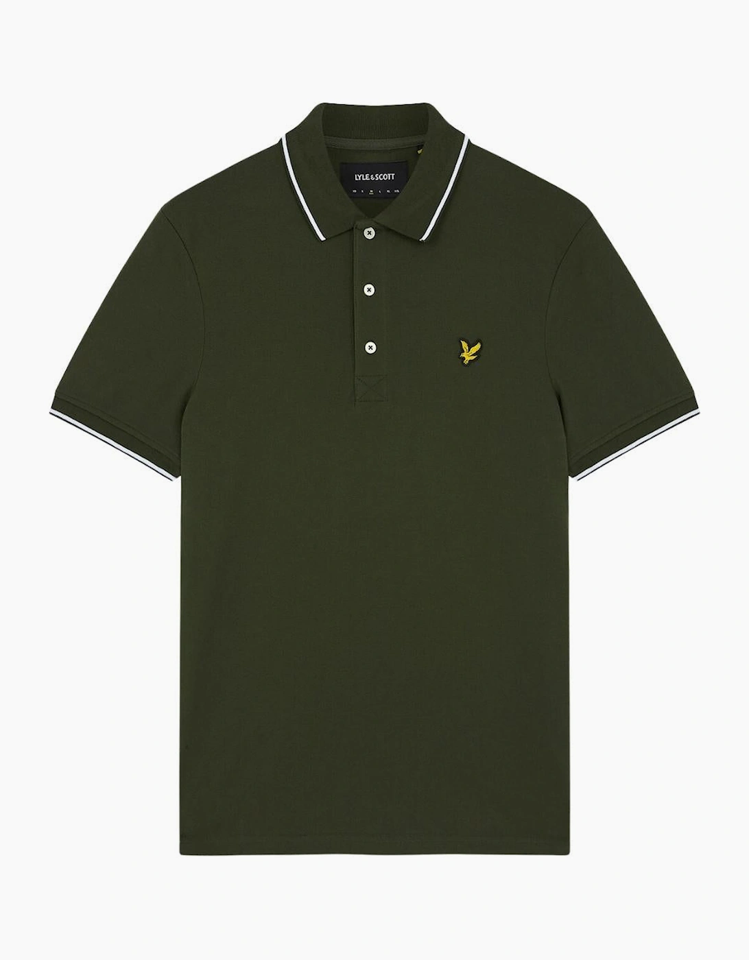 Lyle & Scott Men's Lyle & Scott Tipped Olive Polo Shirt - Black