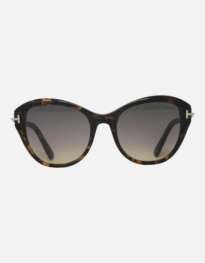 Leigh Ft0850 55B Brown Sunglasses