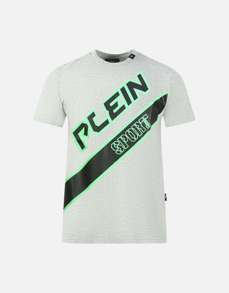 Plein Sport Large Logo Grey T-Shirt