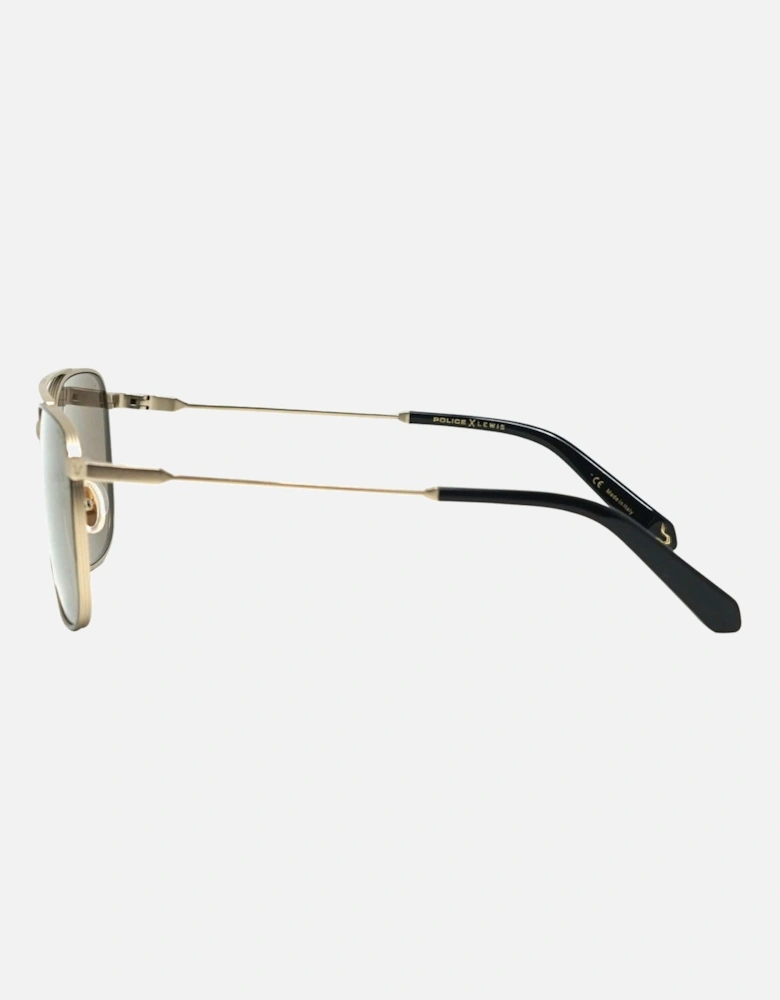 Splb28 8Uzg Lewis Hamilton 12 Gold Sunglasses