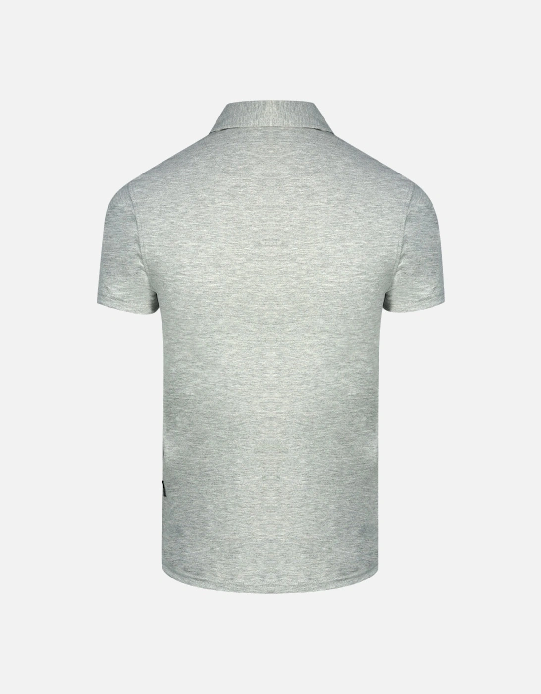 Signature Logo Grey Polo Shirt