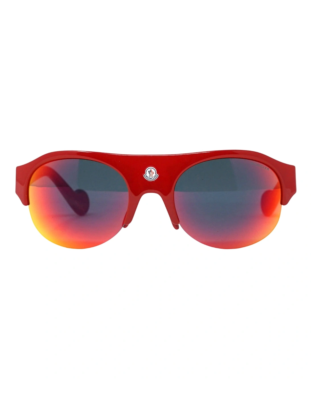 Men's Moncler Ml0050 68C Red Sunglasses - Size: ONE size