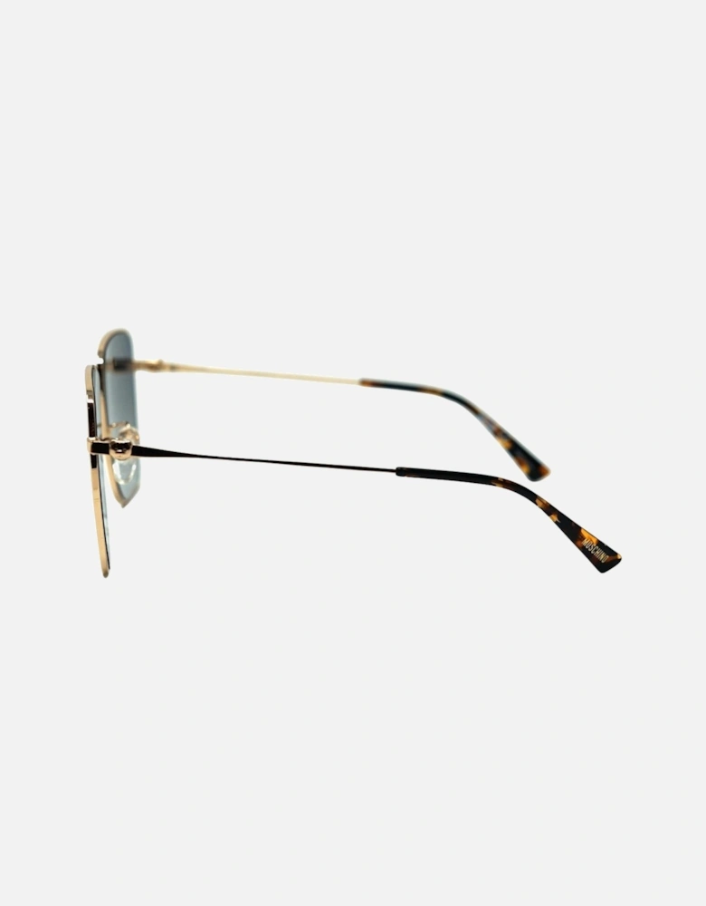 Mos072 G S J5G 9O Gold Sunglasses