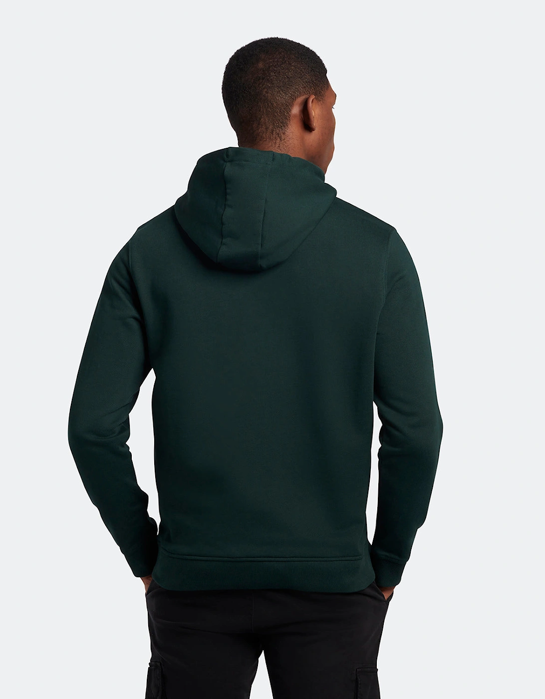 Lyle & Scott Branded Dark Green Pull-over Hoodie