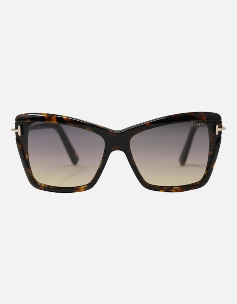 Leah Ft0849 55B Brown Sunglasses