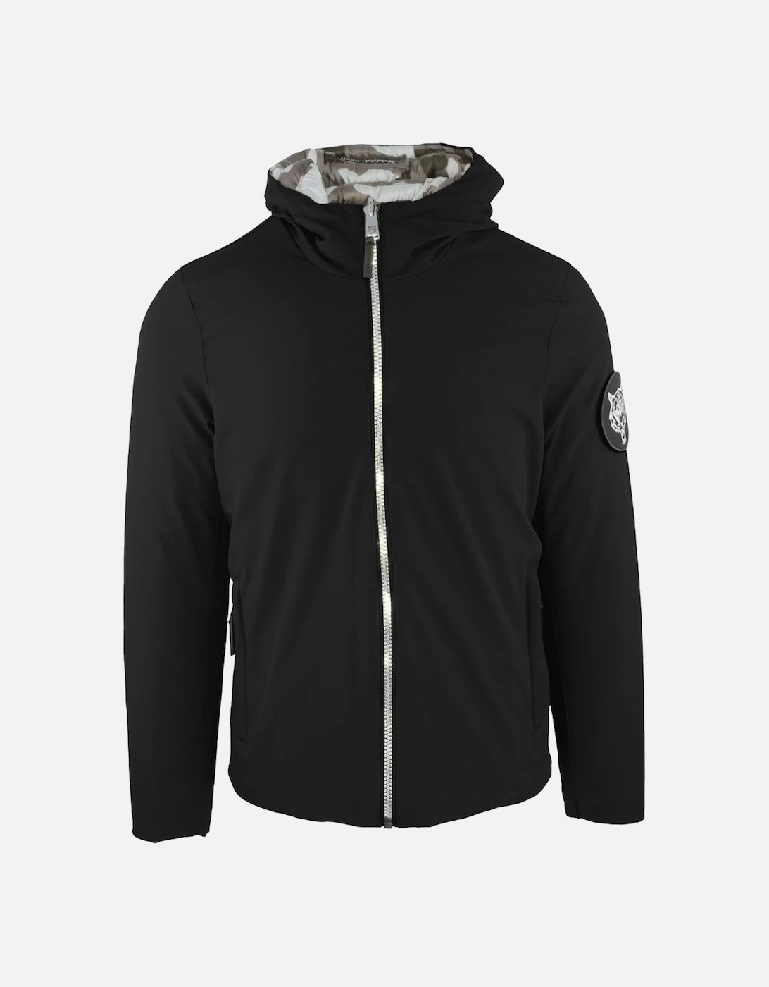 Plein Sport Padded Signature Logo Black Jacket, 3 of 2