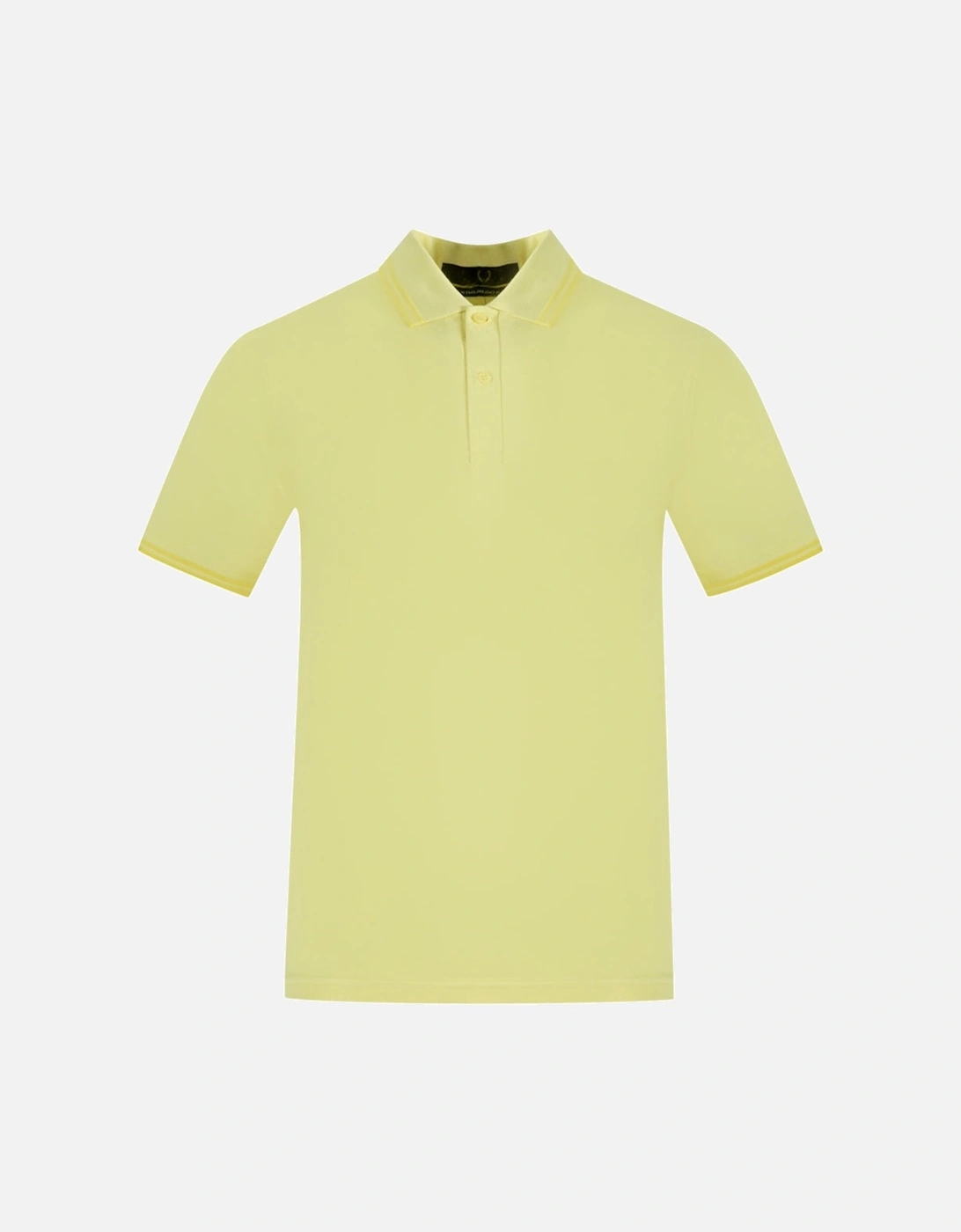 Twin Tipped Collar M12 I99 Yellow Polo Shirt, 3 of 2