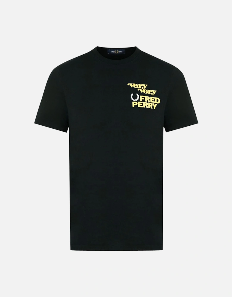 Very Very Logo Black T-Shirt