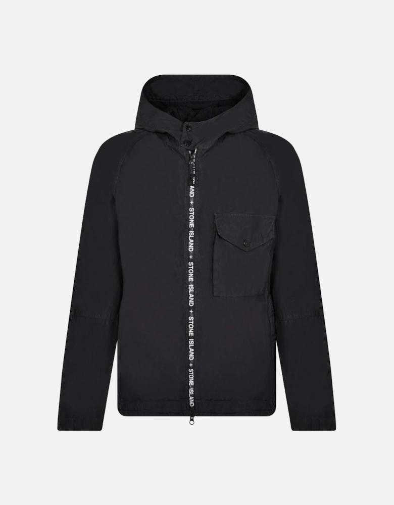 Cupro Black Nylon Jacket