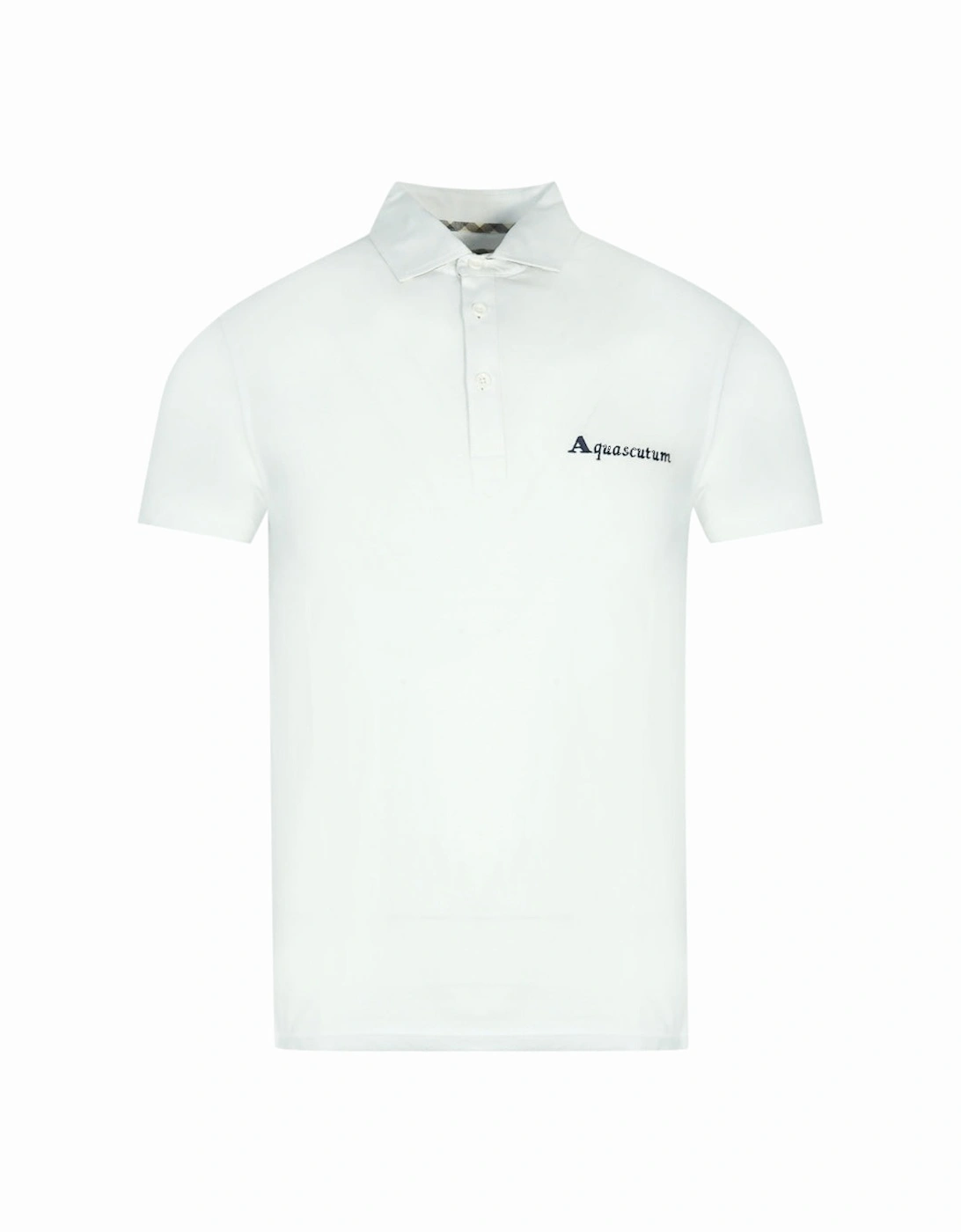 Signature Logo White Polo Shirt, 3 of 2