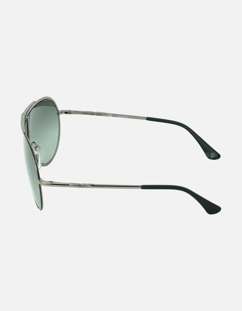 Spl964M 0K56 Silver Sunglasses