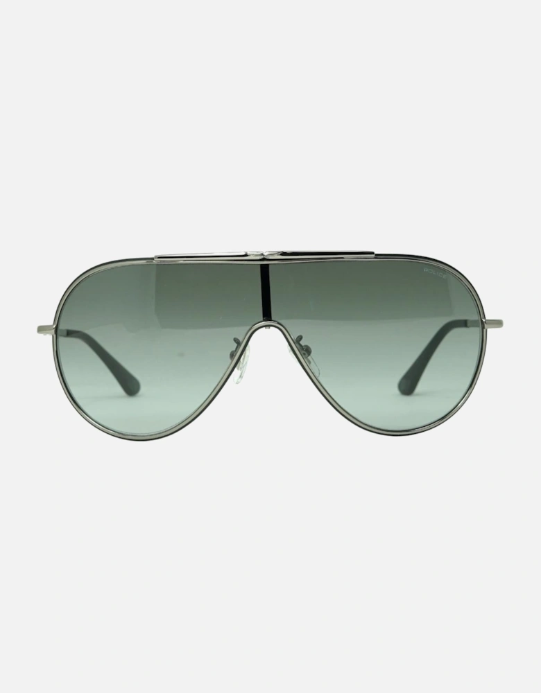 Spl964M 0K56 Silver Sunglasses