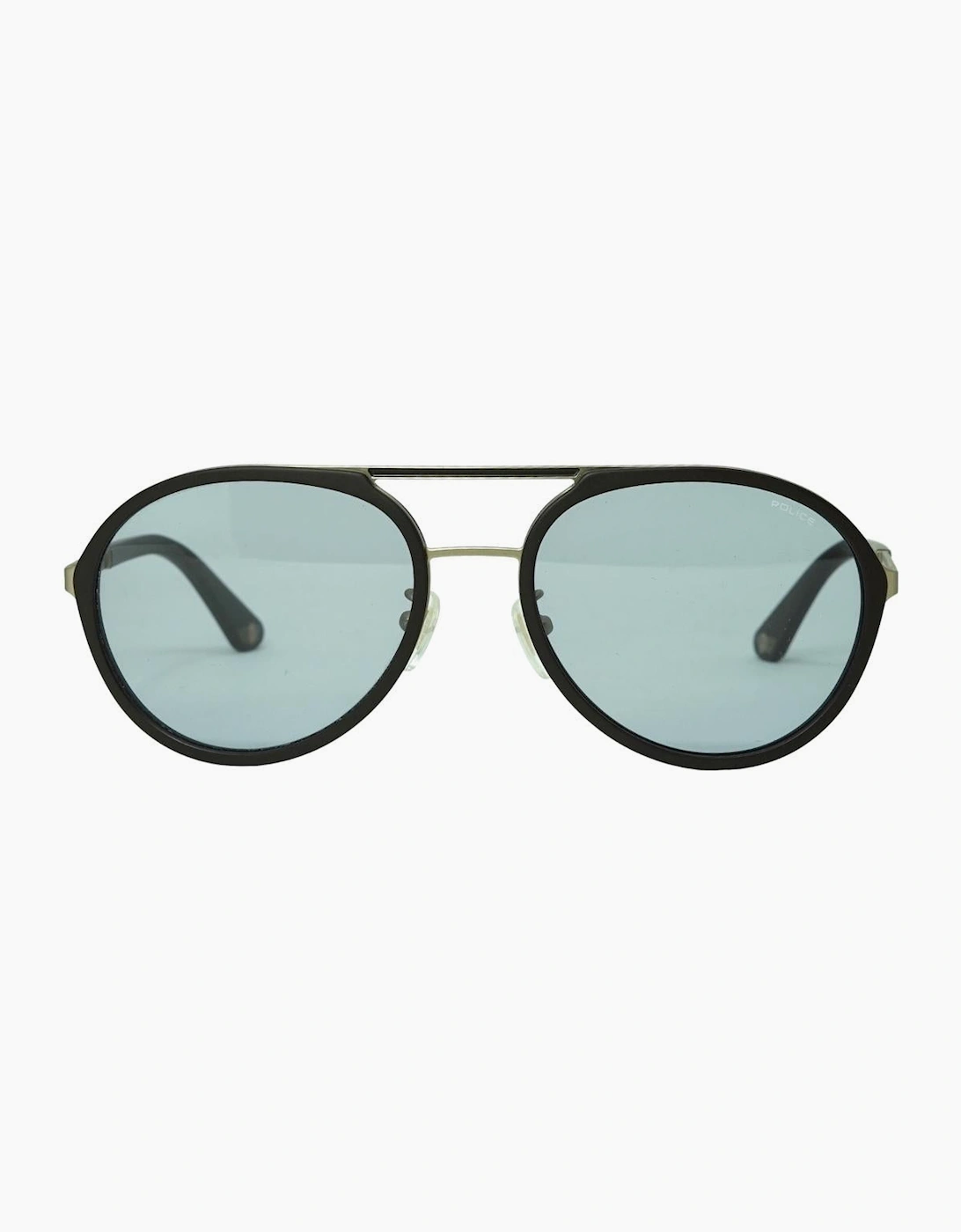 Men's Police Spla57C 08Ft Black Sunglasses - Size: ONE size