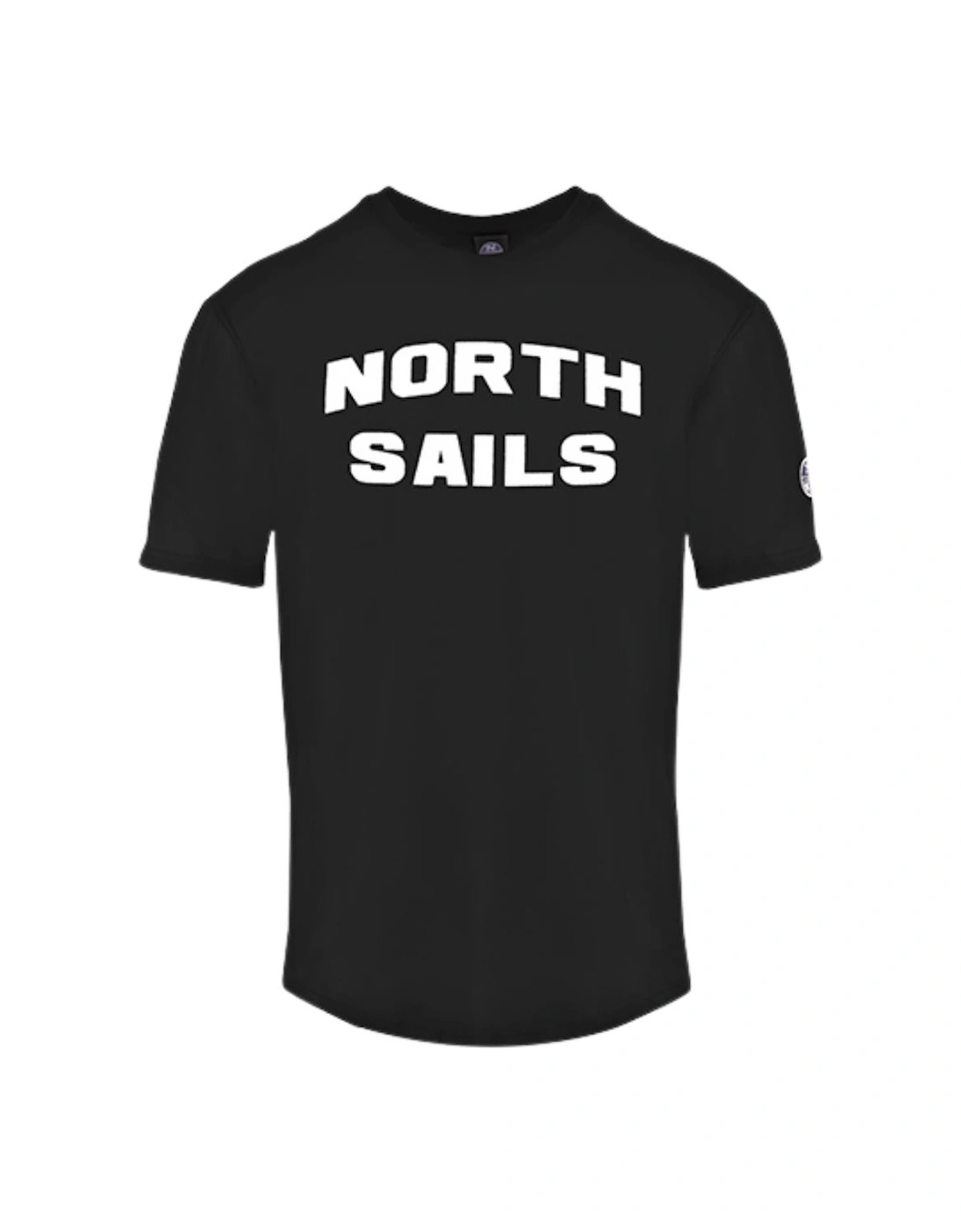 North Sails Men's Black Block Brand Logo T-Shirt - : 38 M