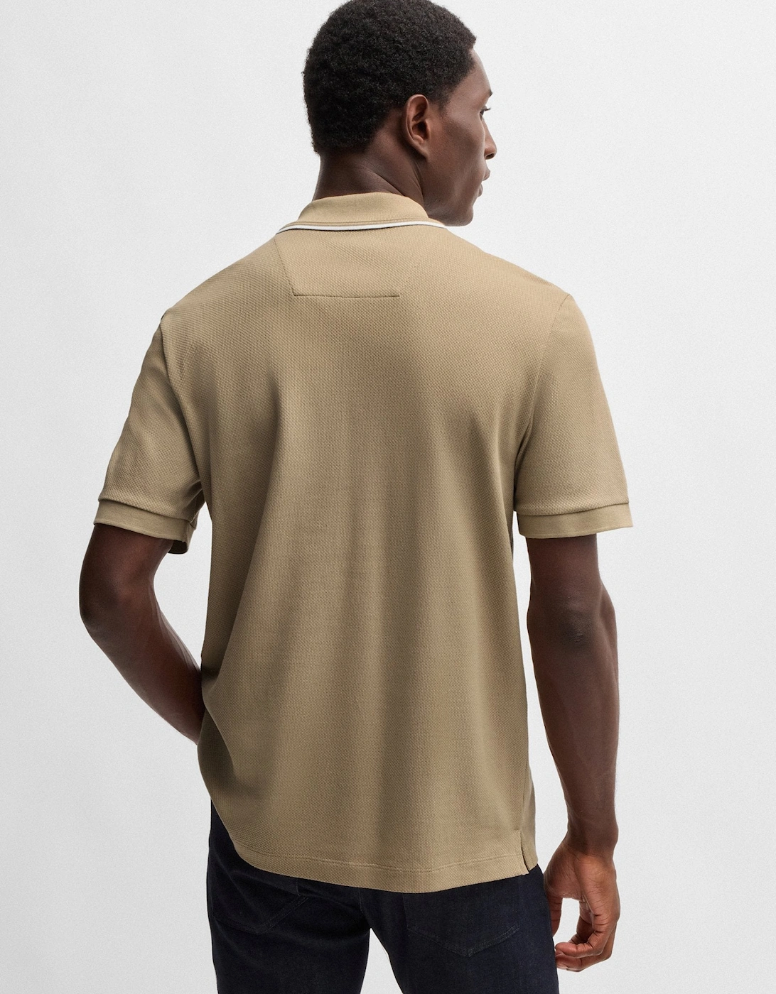 BOSS Black H-Paras 59 Polo Shirt A2-24 275 L Beige