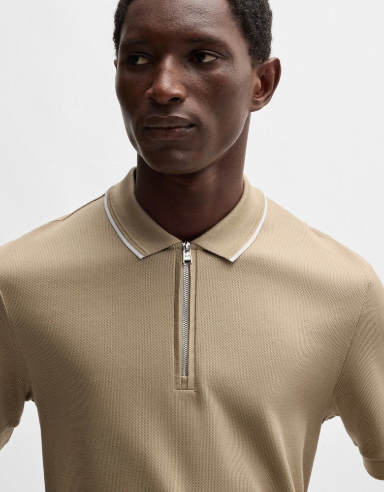 BOSS Black H-Paras 59 Polo Shirt A2-24 275 L Beige