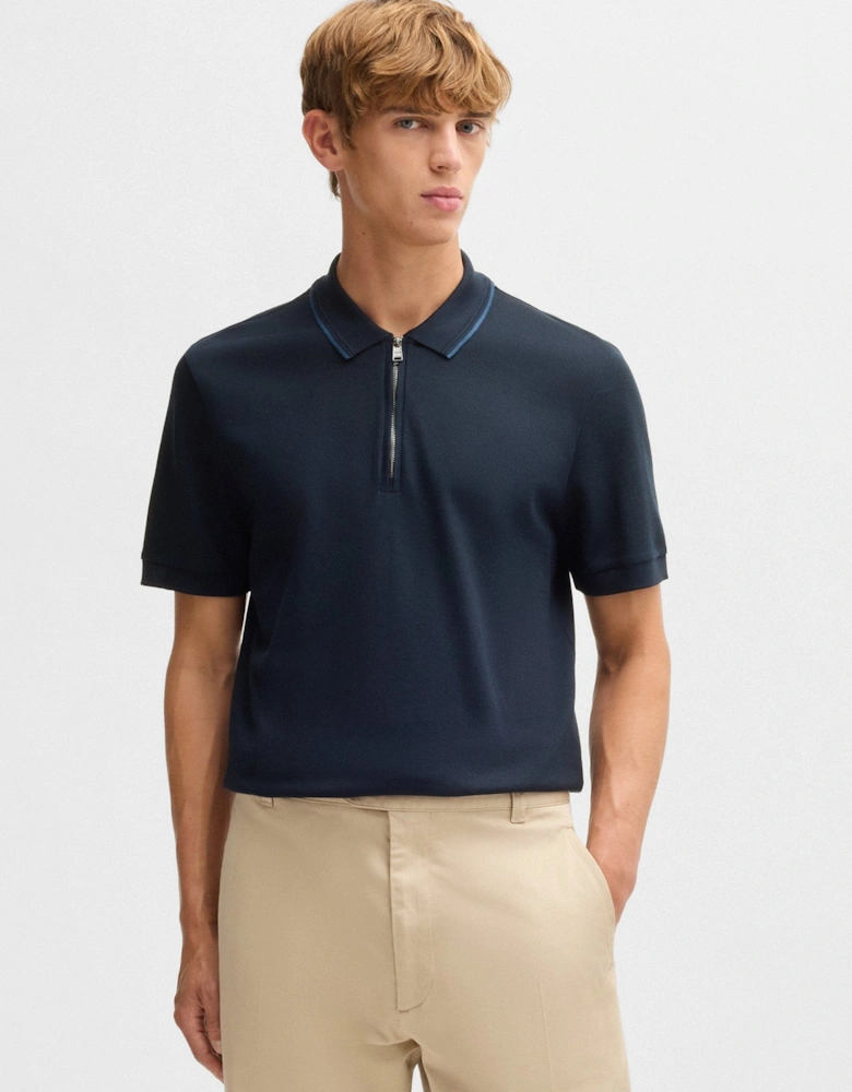 BOSS Black H-Paras 59 Polo Shirt A2-24 405 Dark Blue