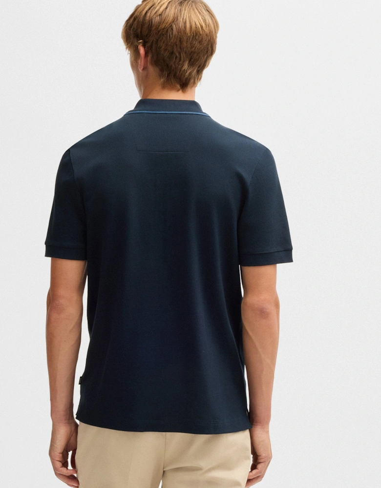 BOSS Black H-Paras 59 Polo Shirt A2-24 405 Dark Blue