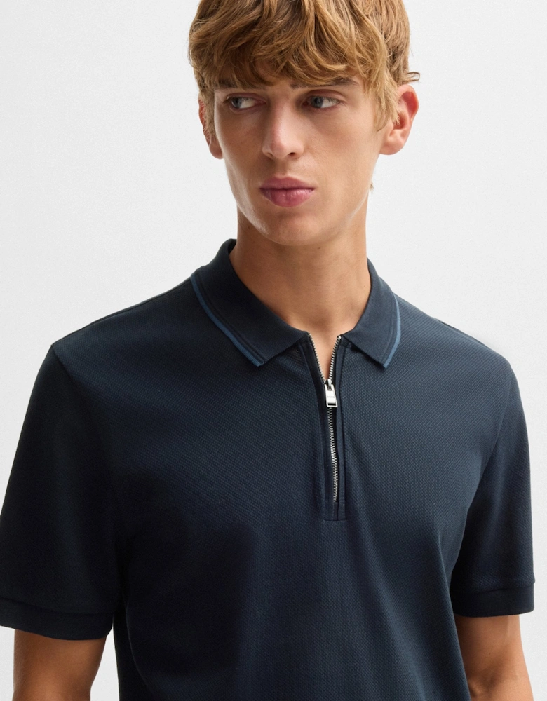 BOSS Black H-Paras 59 Polo Shirt A2-24 405 Dark Blue