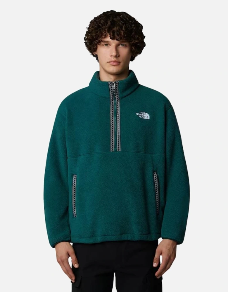 TNF Fleeski 1/4 Zip Pullover - Deep Nori