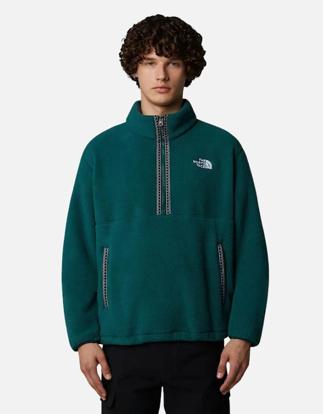 TNF Fleeski 1/4 Zip Pullover - Deep Nori