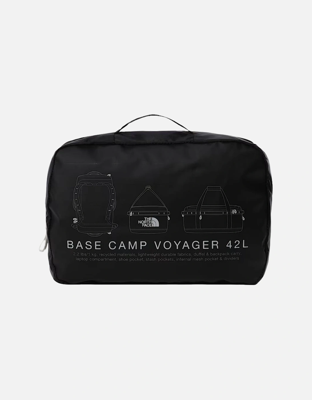 TNF Base Camp Voyager Duffel 42L - Black/Grey