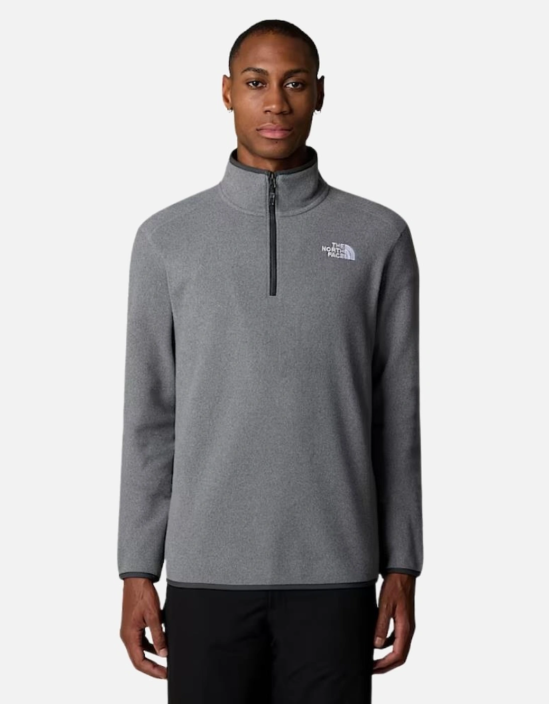 TNF 100 Glacier 1/4 Zip - Medium Grey