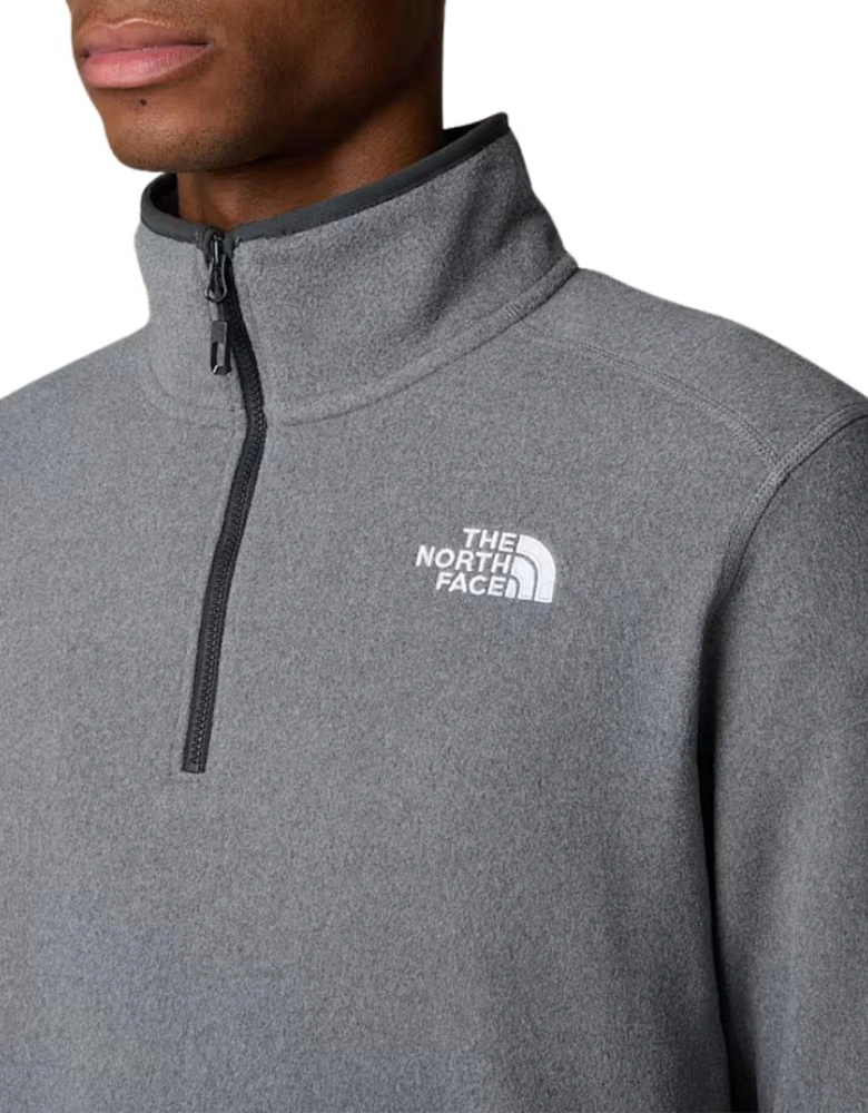 TNF 100 Glacier 1/4 Zip - Medium Grey