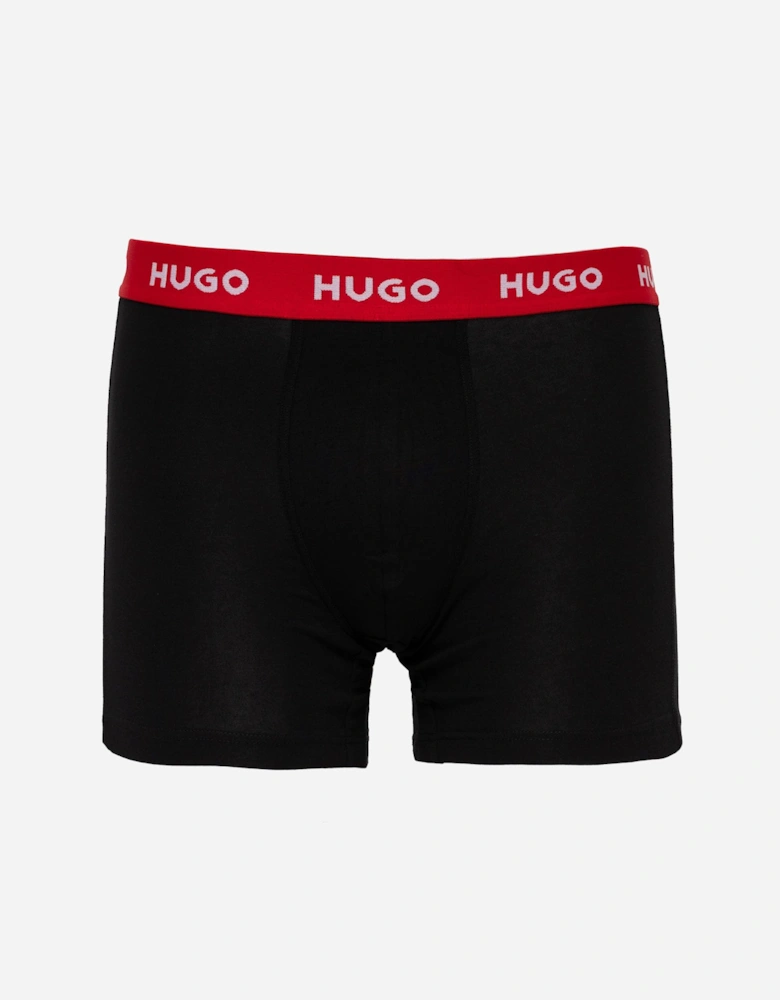 HUGO 3-Pack Mens Boxer Briefs with Logo Waistbands